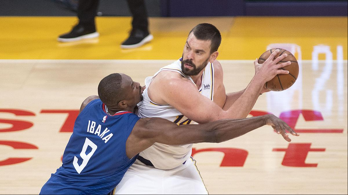 Marc Gasol debuta con los Lakers en un partido brillante