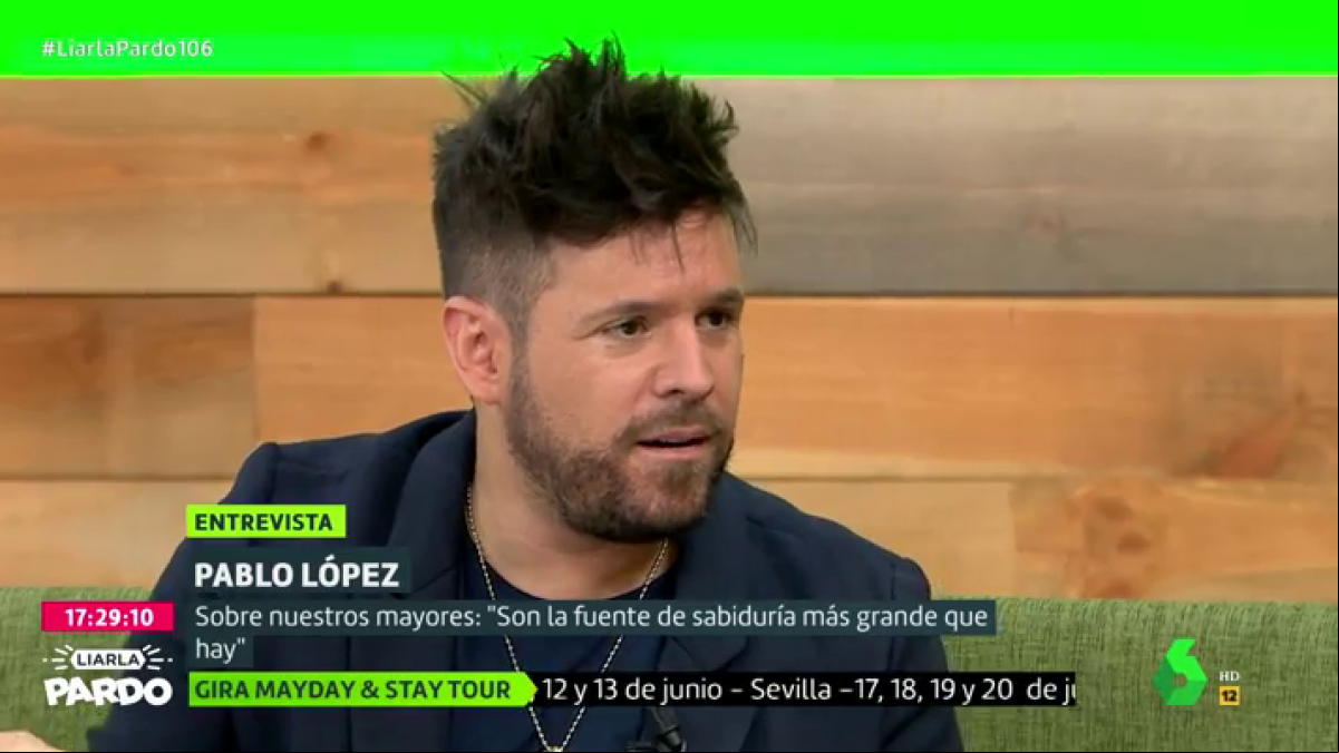 Pablo López defiende la seguridad de los conciertos de Raphael