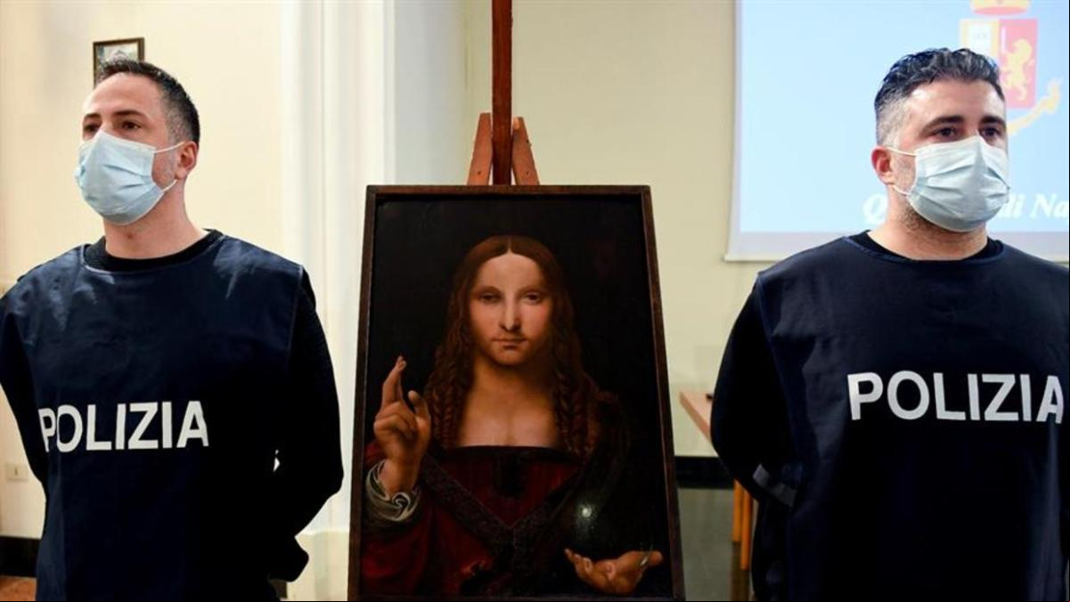 La policía italiana recupera y devuelve un cuadro robado de Da Vinci