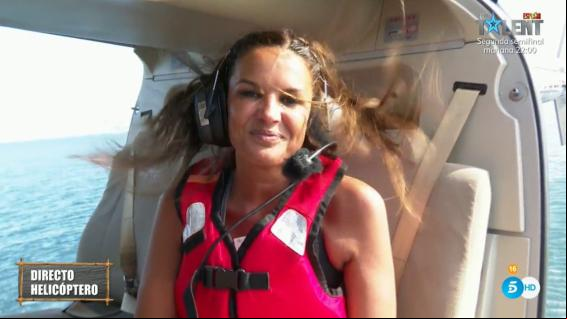 Marta López le dedica su salto desde el helicóptero a Álex Casademunt