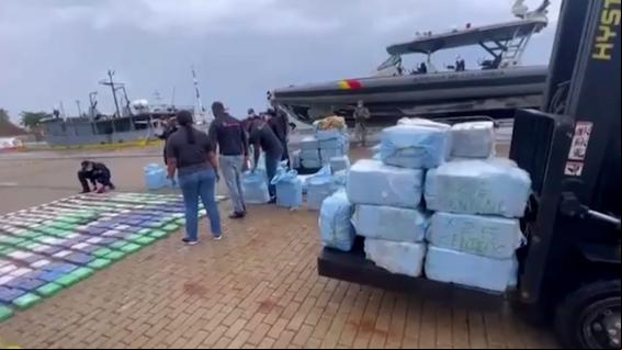 Incautan dos toneladas de cocaína en Colombia