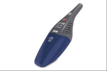 Aspiradora de mano sin cables.