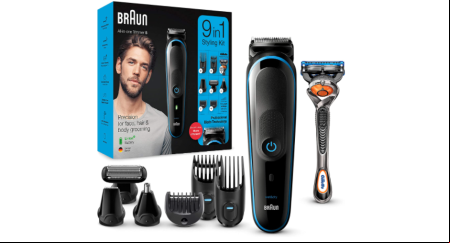 Braun Recortadora de Barba 9 en 1