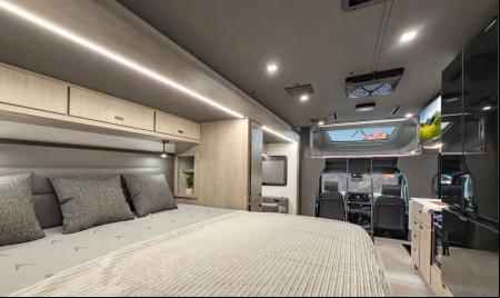 Así es la polivalente autocaravana repleta de comodidades para todo el año.