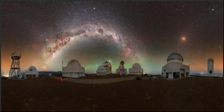 'Tololo Lunar Eclipse Sky'. Imagen captada el 14 de marzo de 2025 desde El Observatorio Cerro Tololo, Chile .
