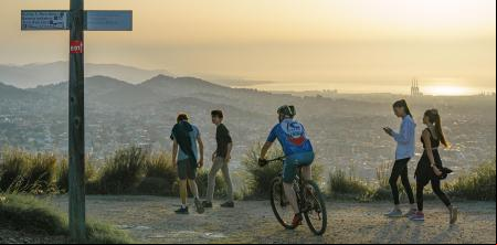 El parque de Collserola consolida cinco millones de visitas al año