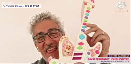 David Fernández, ‘Chikilicuatre’, se moja sobre Eurovisión: “En la primera versión de la canción, nombrábamos a políticos y la organización nos cambió la letra”