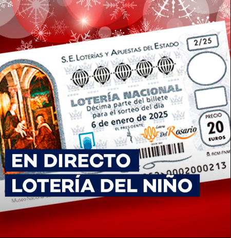 Lotería del Niño 2025: horario, dónde ver y comprobar números, última hora del sorteo en directo