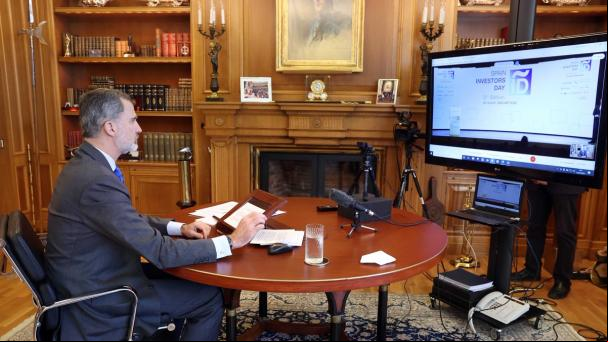 El Rey afirma que las autoridades están haciendo lo posible por solucionar los efectos de Filomena