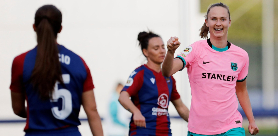 El Barça se reivindica contra el Levante y sigue buscando rival