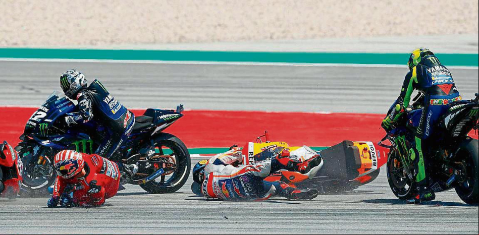 Los accidentes más impactantes de los últimos años en MotoGP, Moto2 y Moto3