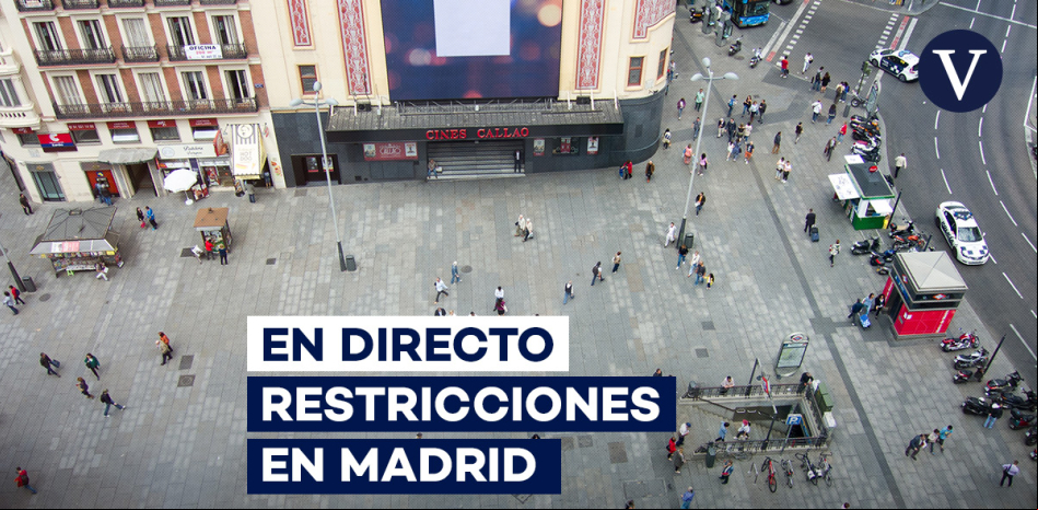 Comunidad de Madrid | Restricciones, confinamiento y últimas noticias, en directo