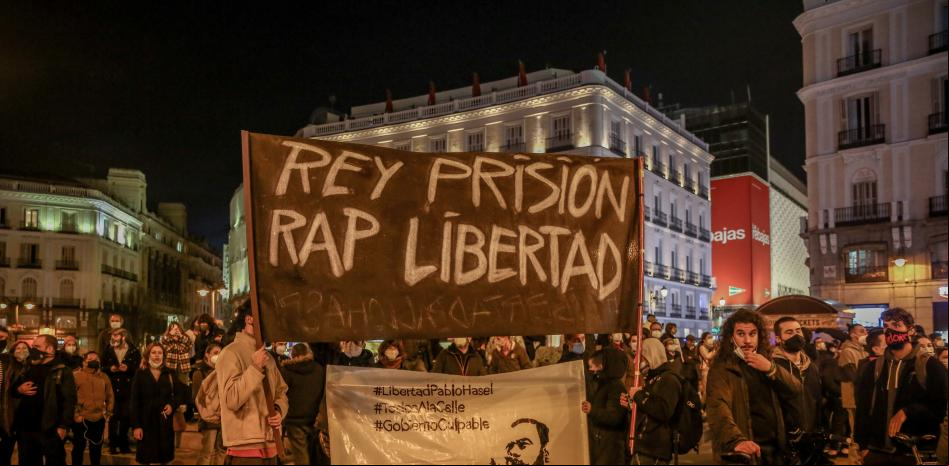 El encarcelamiento de Pablo Hasél