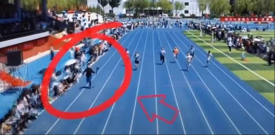 La impresionante velocidad de un cámara que ‘gana’ a los atletas en una carrera de 100 metros lisos
