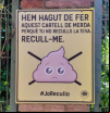 Los curiosos carteles de la Anella Verda