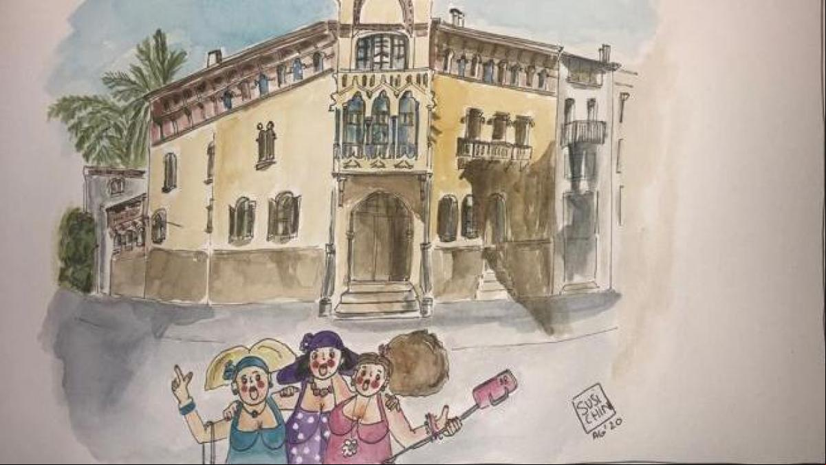 El Año Domènech i Montaner en dibujos El Año Domènech i Montaner en dibujos