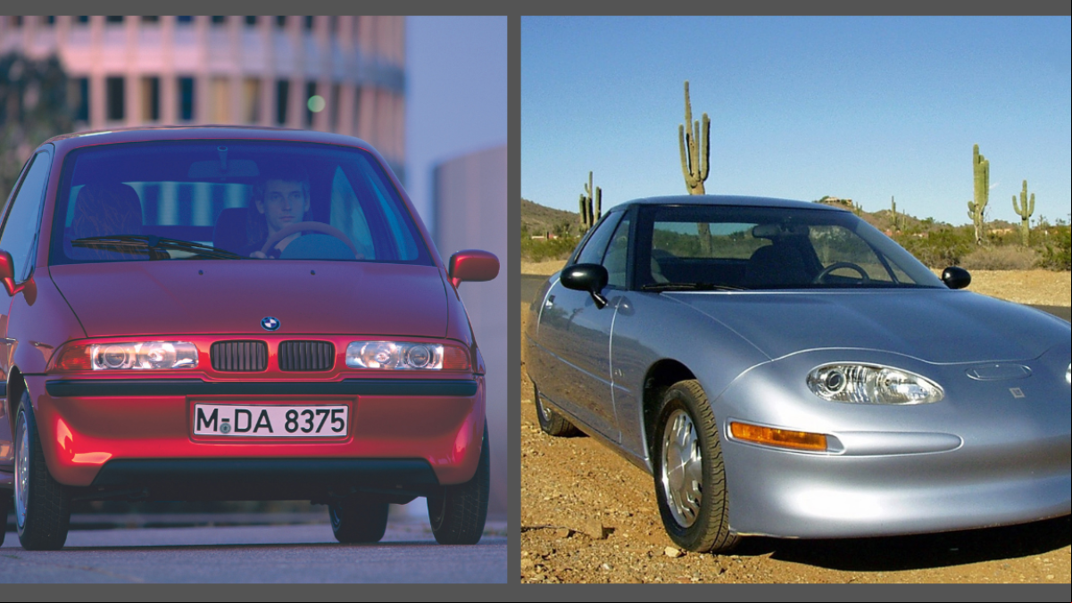 BMW E1 y GM EV1, dos coches eléctricos que se adelantaron 30 años a su tiempo
