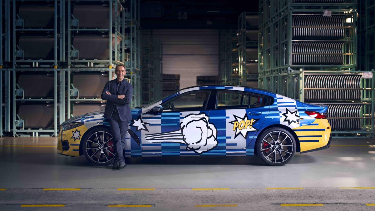 Este BMW es una obra de arte firmada por Jeff Koons