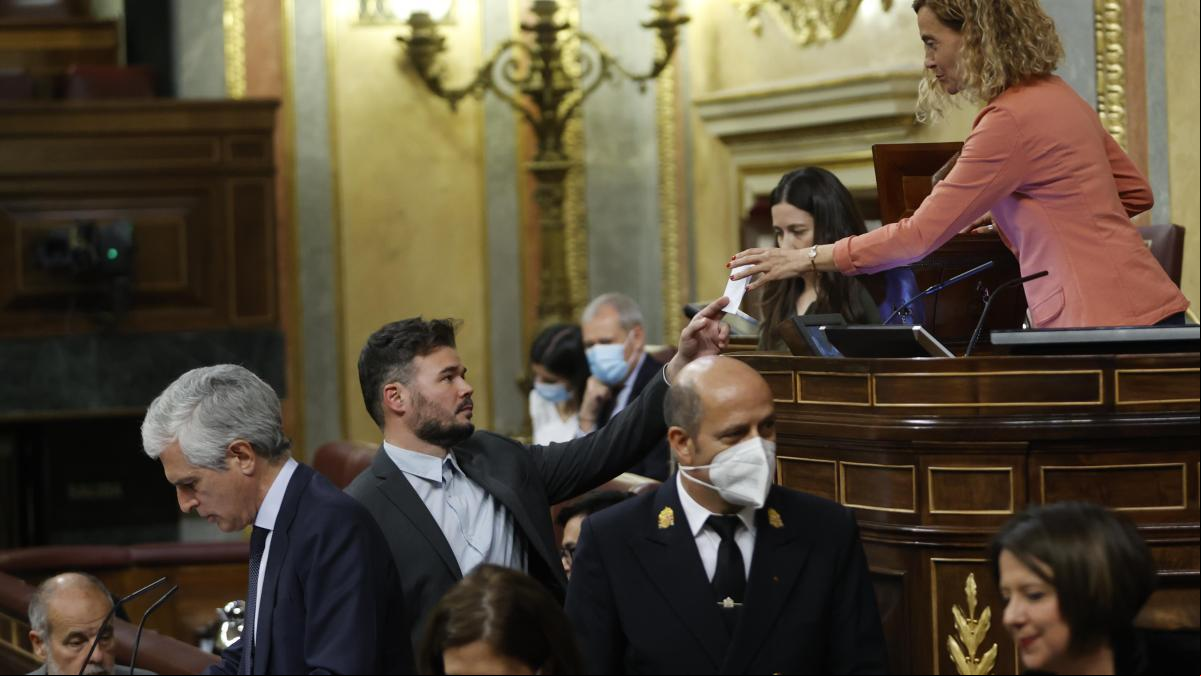 Rufián, Nogueras y Botran formarán parte de la comisión de secretos oficiales