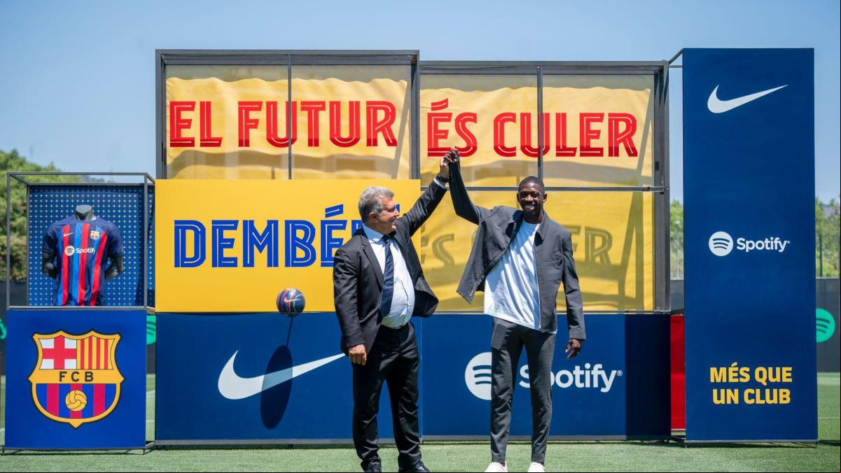 Dembélé firma con el Barça hasta 2024: Sueño con ganar la Champions este año