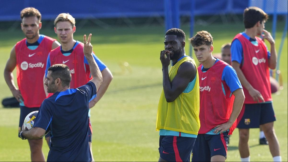 Braithwaite y Umtiti, únicos descartes del Barça para el partido solidario contra el Manchester City