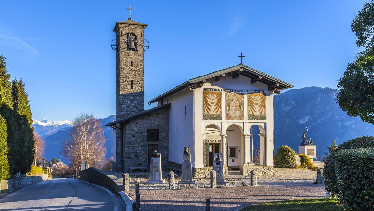 Ghisallo, la iglesia italiana que está llena de bicicletas de campeones de ciclismo