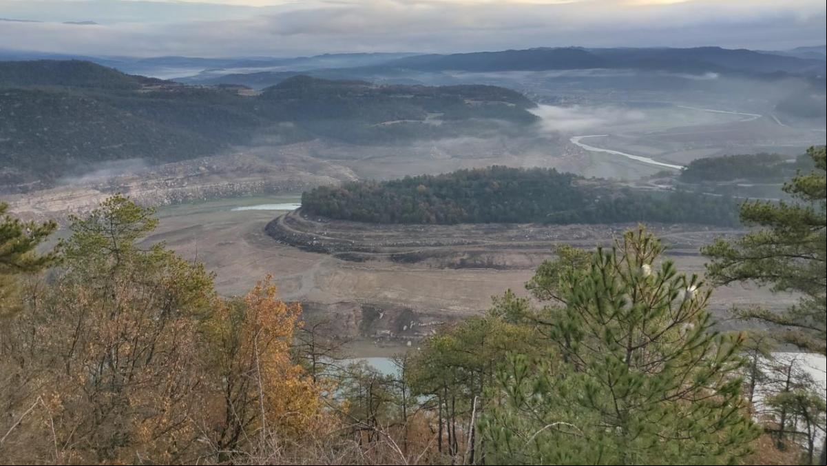 El pantano de Rialb se acerca a la sequía total