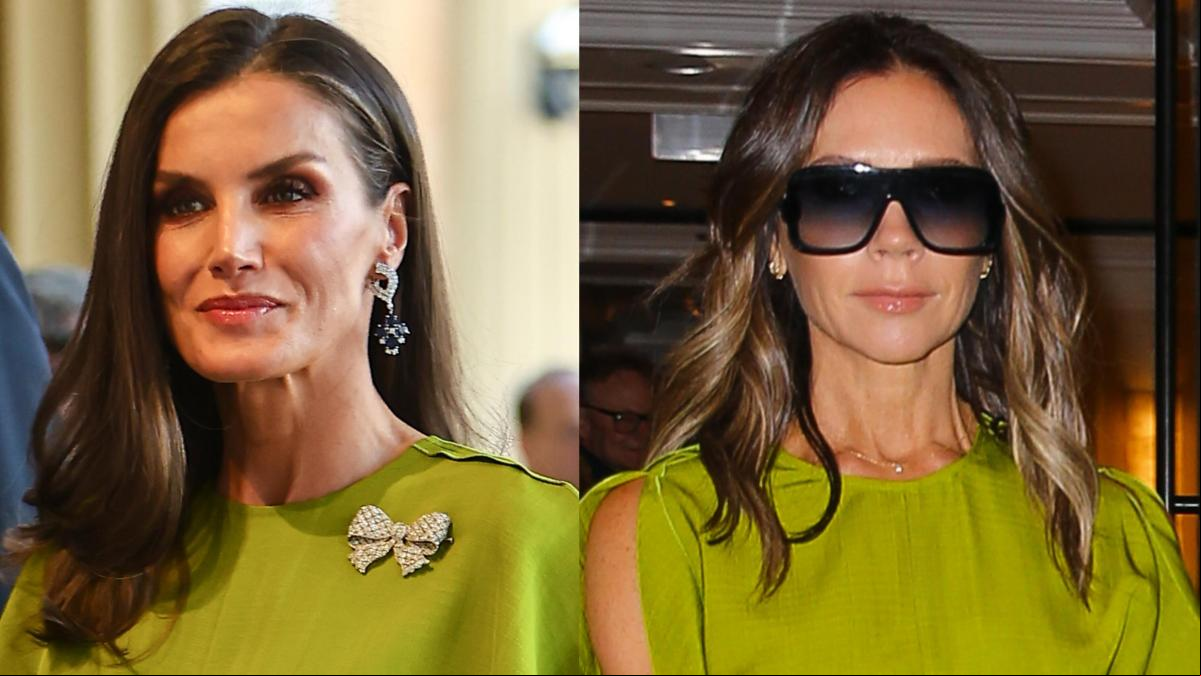 Victoria Beckham versiona el vestido que conquistó a la reina Letizia