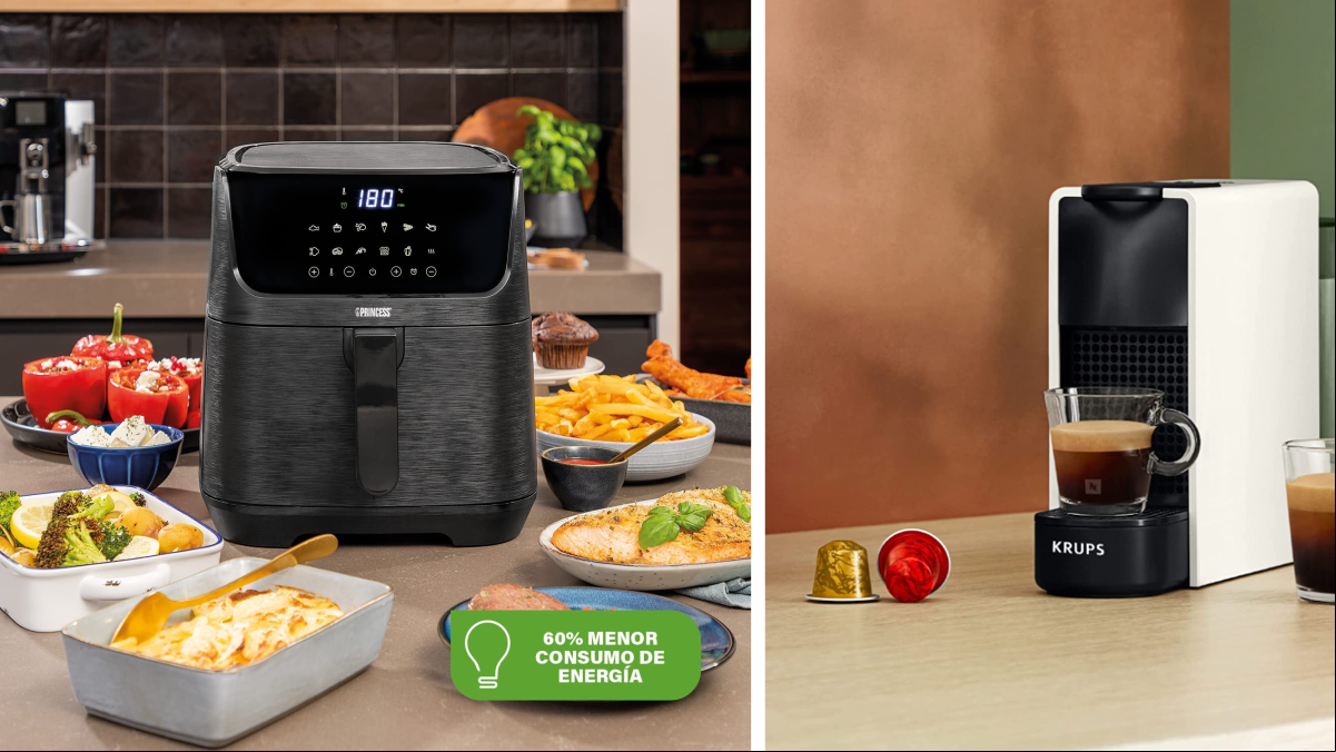 Las mejores ofertas para el hogar: una cafetera Nespresso o una freidora Princess a precios insuperables