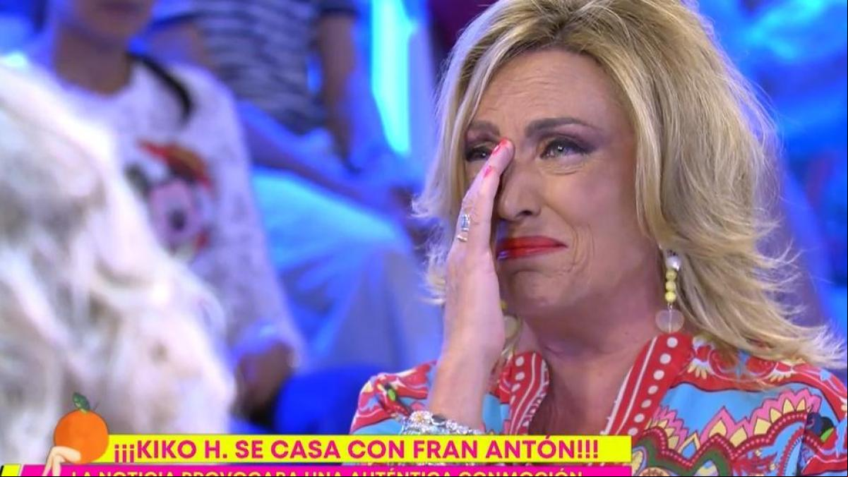 Lydia Lozano, a lágrima viva al hablar sobre el amor de Kiko Hernández y Fran Antón
