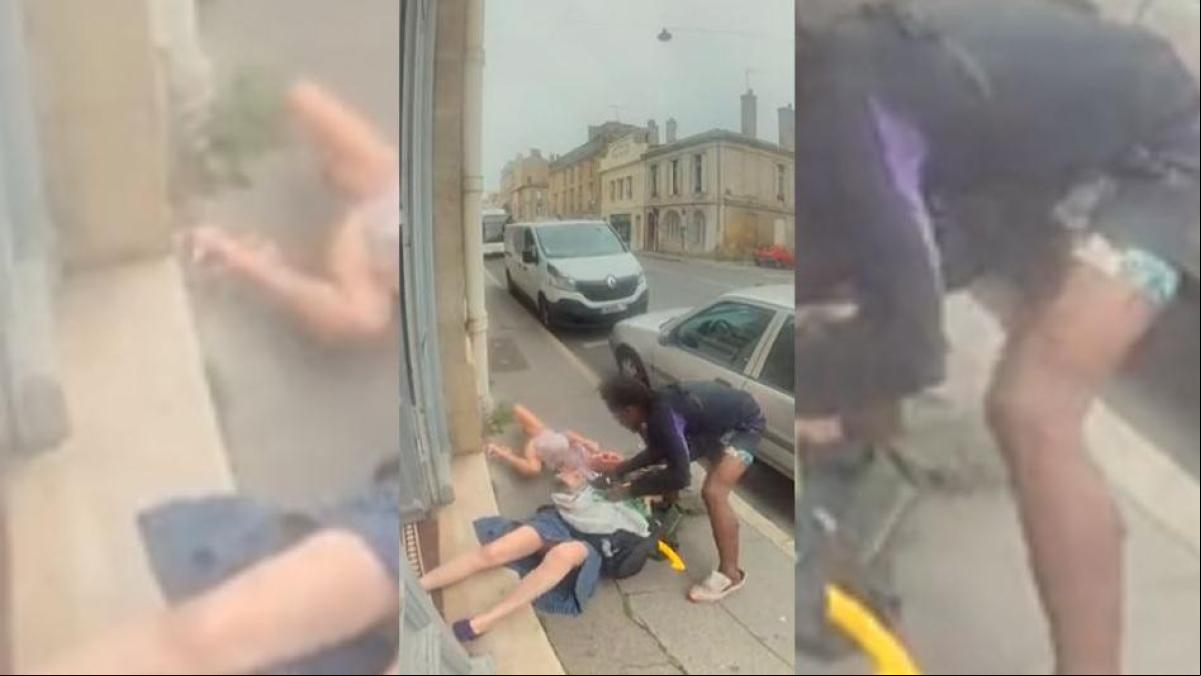 Un hombre agrede brutalmente a una abuela y a su nieta para robarles en Burdeos