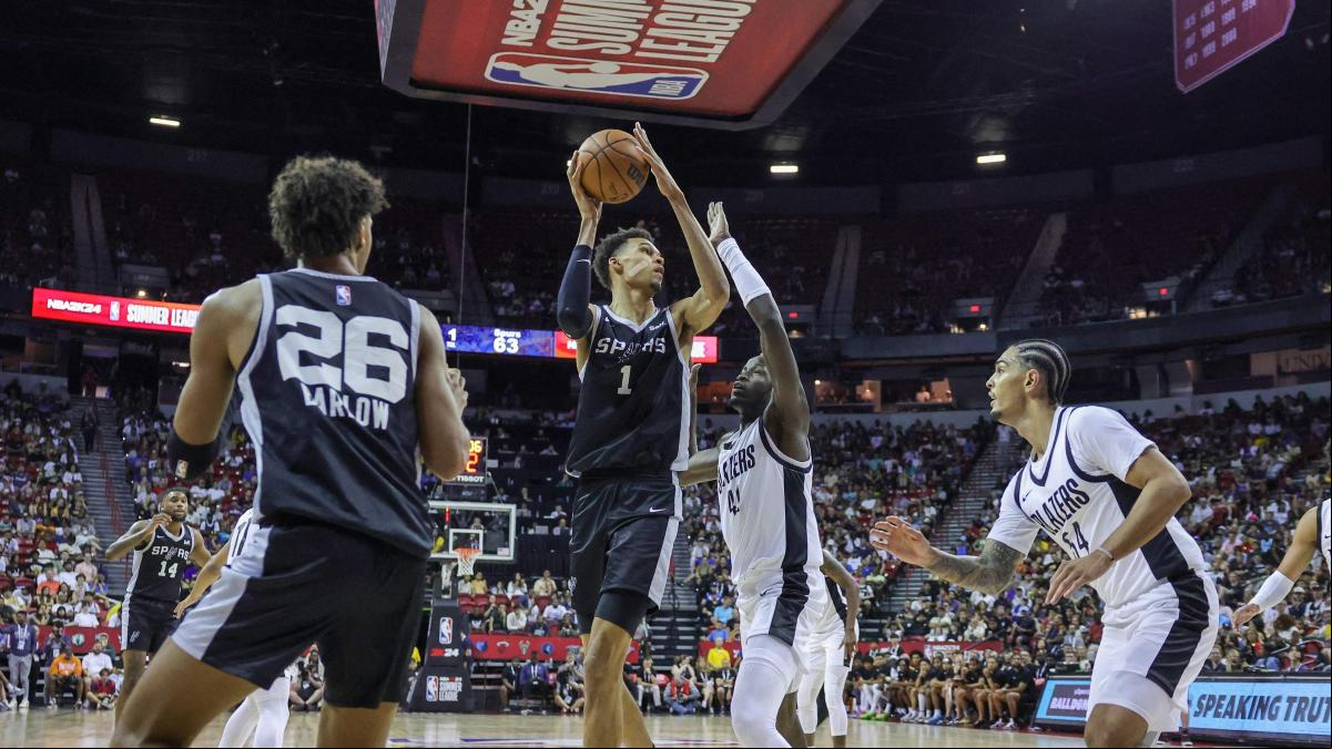 Wembanyama brilla en su segundo partido con los Spurs