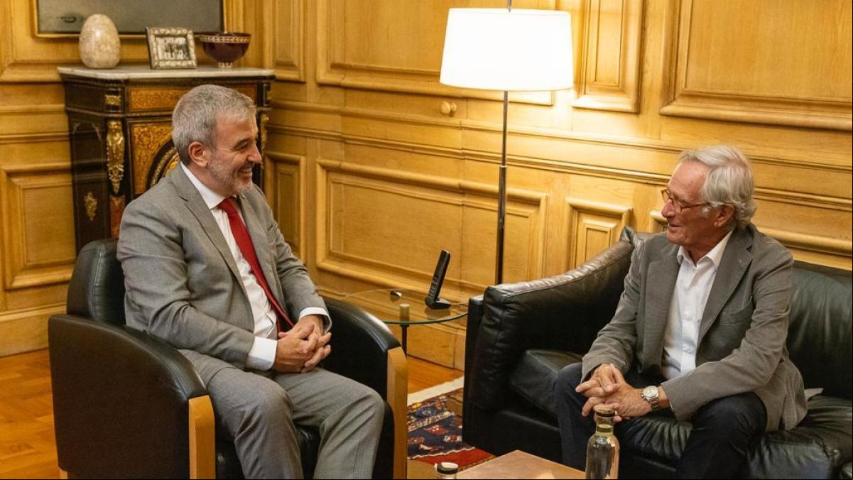 Collboni inicia con Trias su anunciada ronda de entrevistas con los líderes municipales