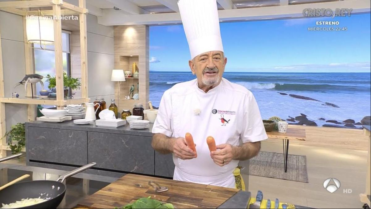 Karlos Arguiñano desvela uno de los grandes misterios de la comida de Cocina Abierta: “No es una leyenda urbana”