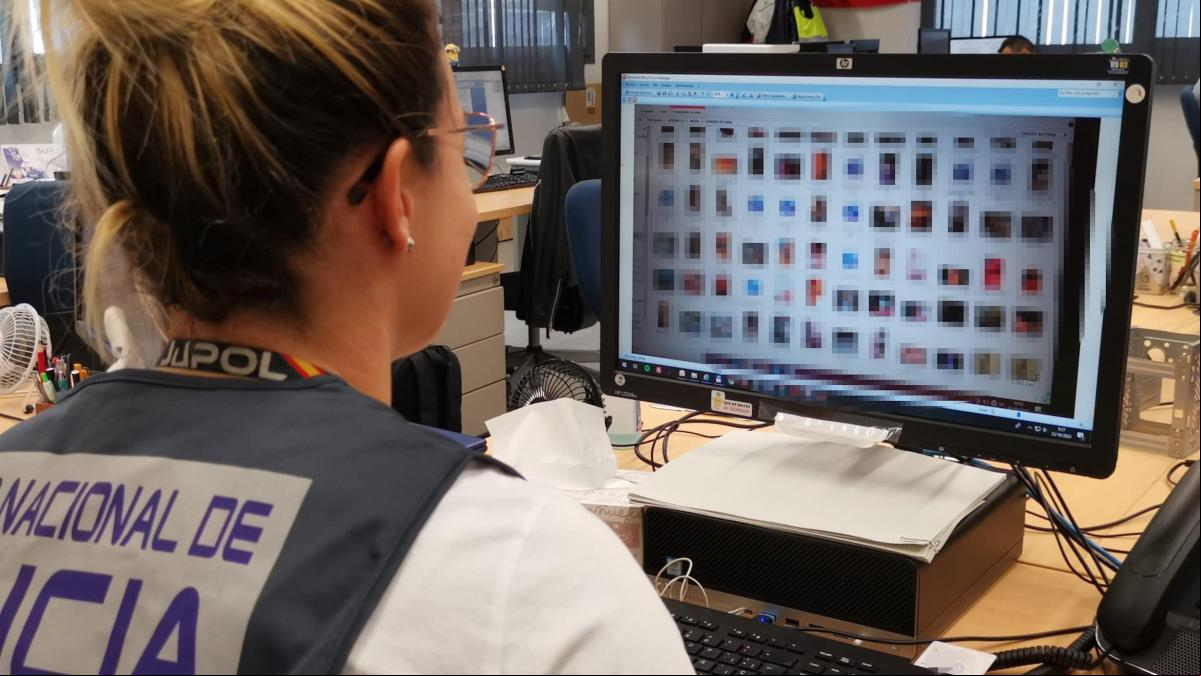 La Policía Nacional detiene a siete personas por tenencia de pornografía infantil