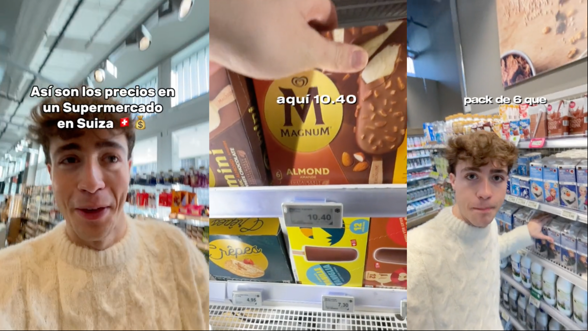 Va a comprar a un supermercado en Suiza y alucina con los precios: Yo por aquí no paso