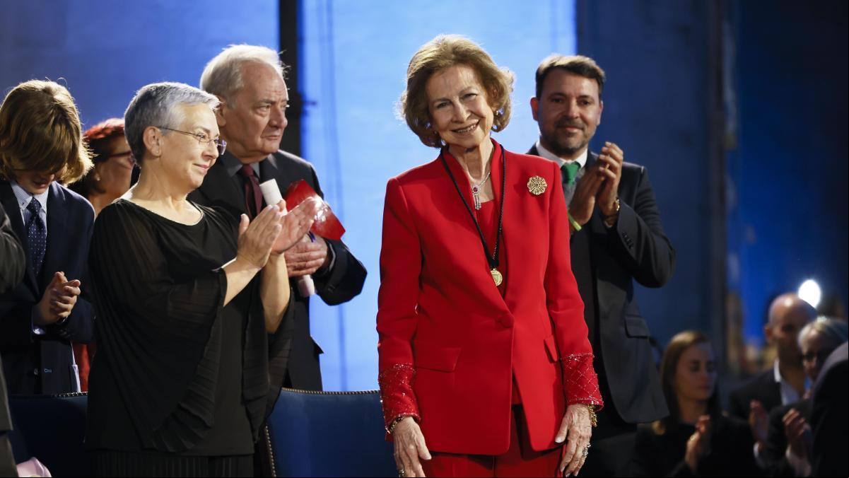 La reina Sofía recibe la Medalla de Oro de Balears: Mhe sentit aquí com a casa