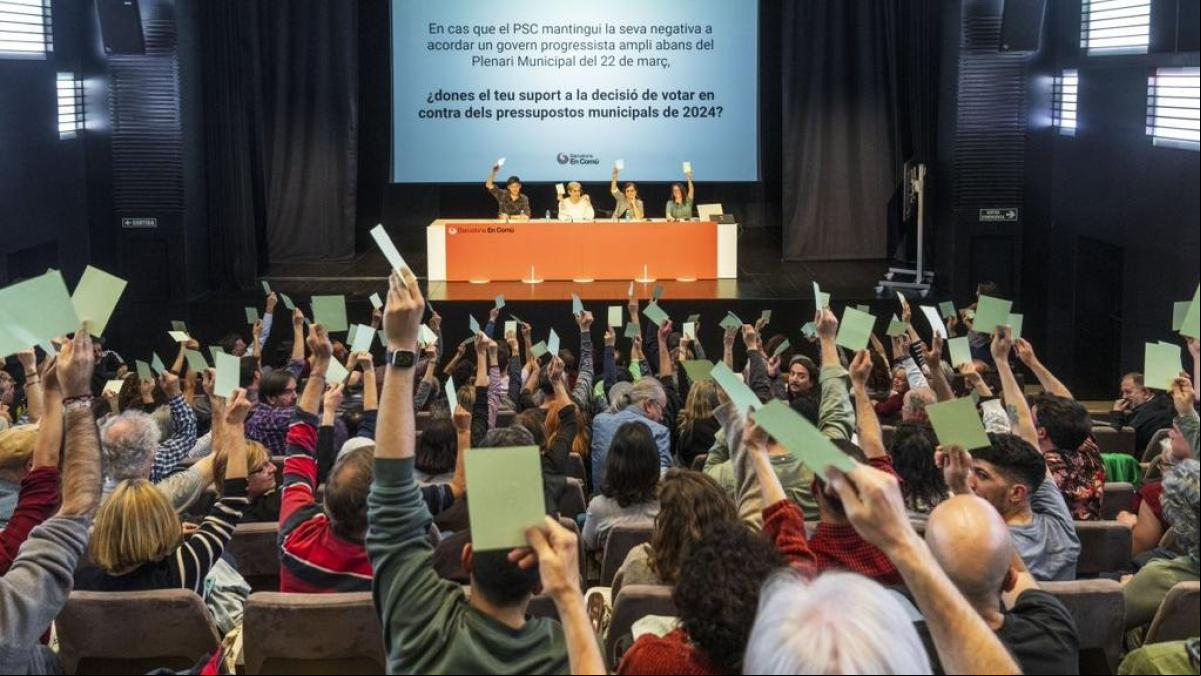 BComú rechazará los presupuestos si no entra en el gobierno antes del viernes