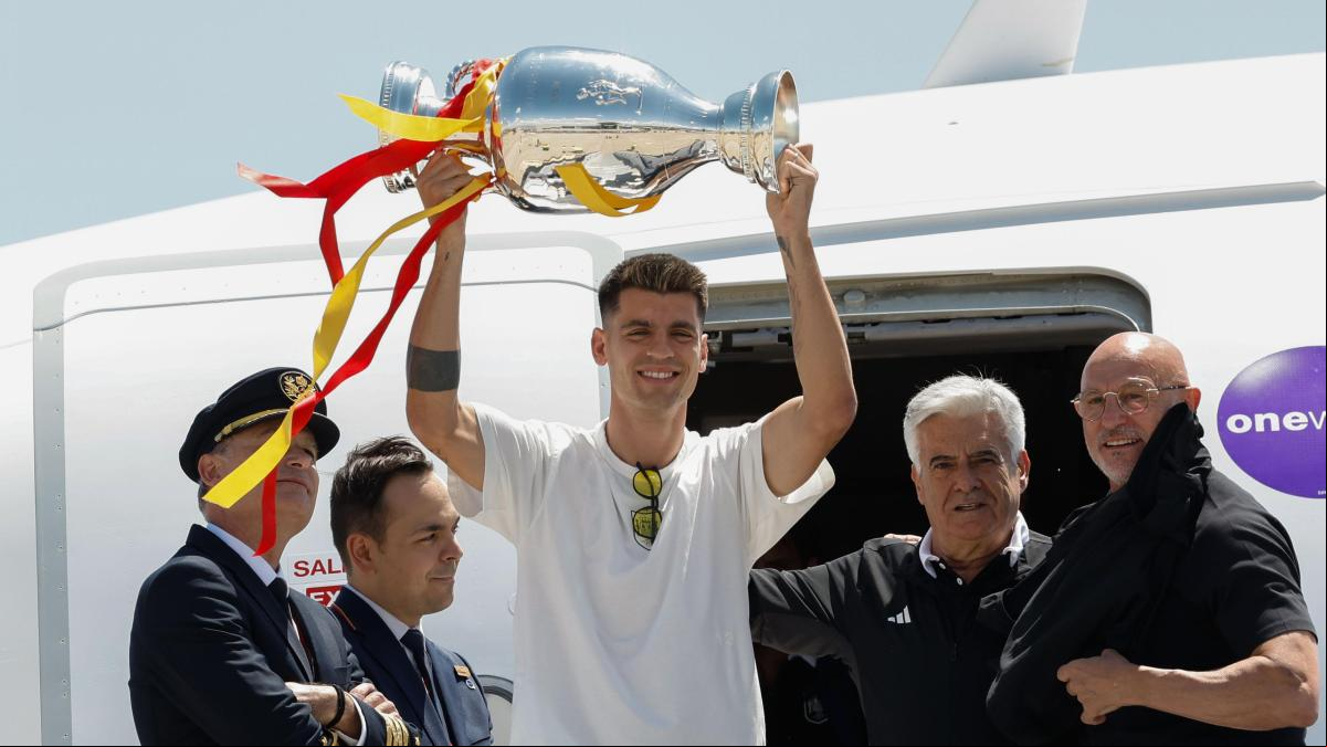 La celebración de la cuarta Eurocopa de la selección española, en imágenes