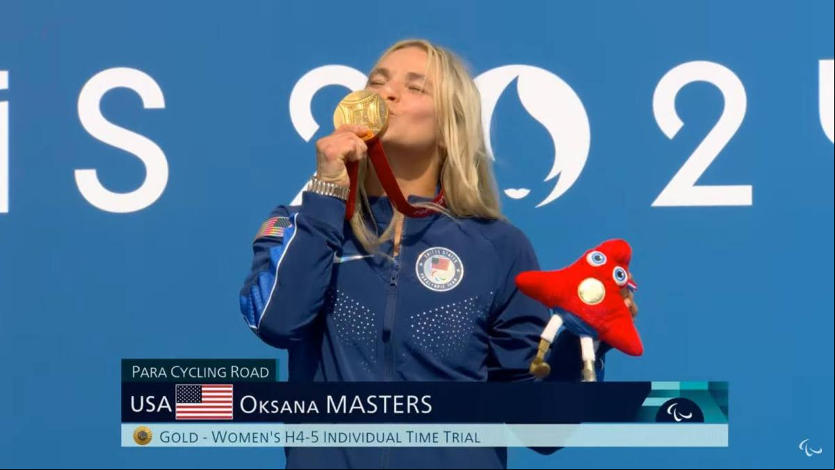 Oksana Masters, la superviviente del desastre nuclear de Chernóbil que ahora deslumbra al mundo entero en los Juegos Paralímpicos