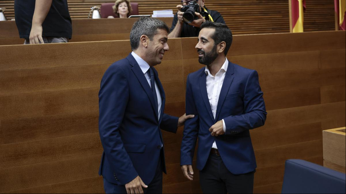 ¿Qué dirán hoy el PSPV, Compromís y Vox a Mazón en el debate de la DANA en Les Corts?