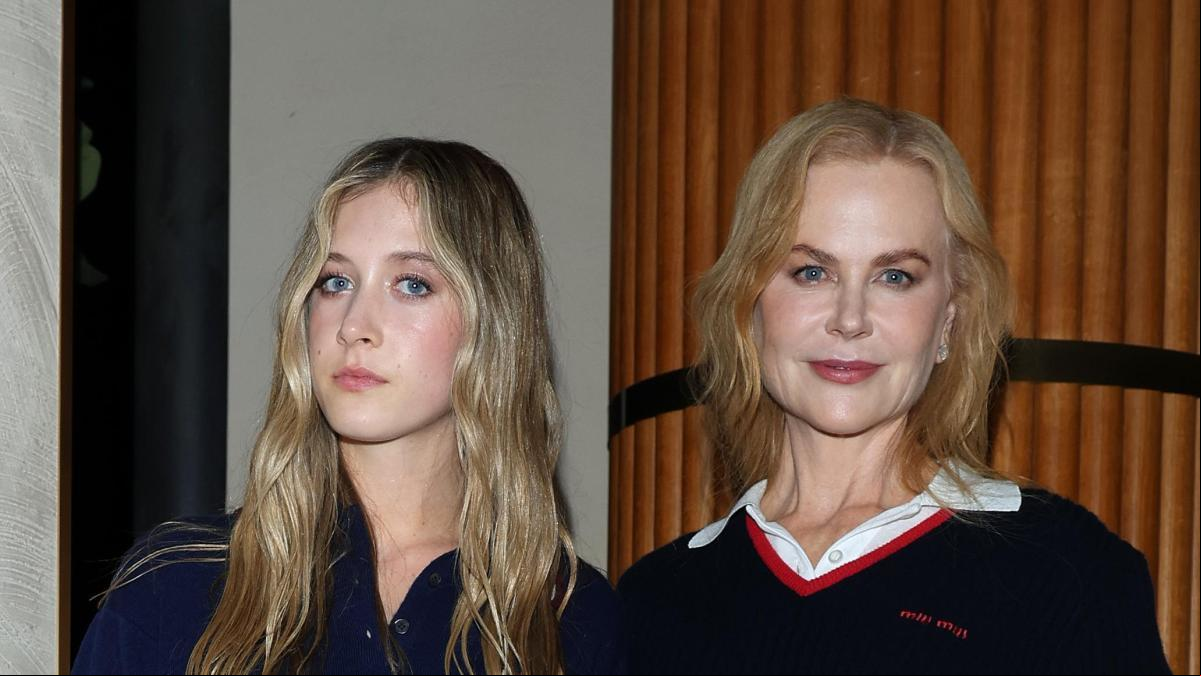 Looks coordinados: Nicole Kidman y su hija se rinden a la estética college