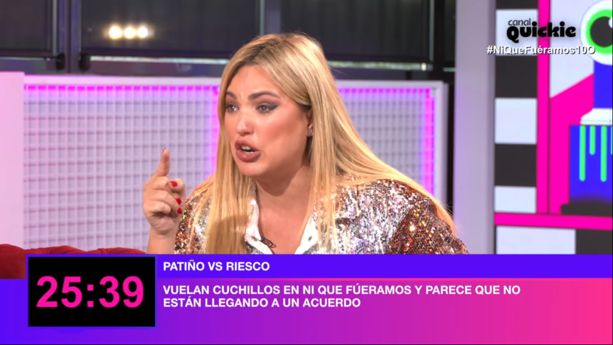 Marta Riesco rompe a llorar en directo tras un duro enfrentamiento con María Patiño: Eres una manipuladora