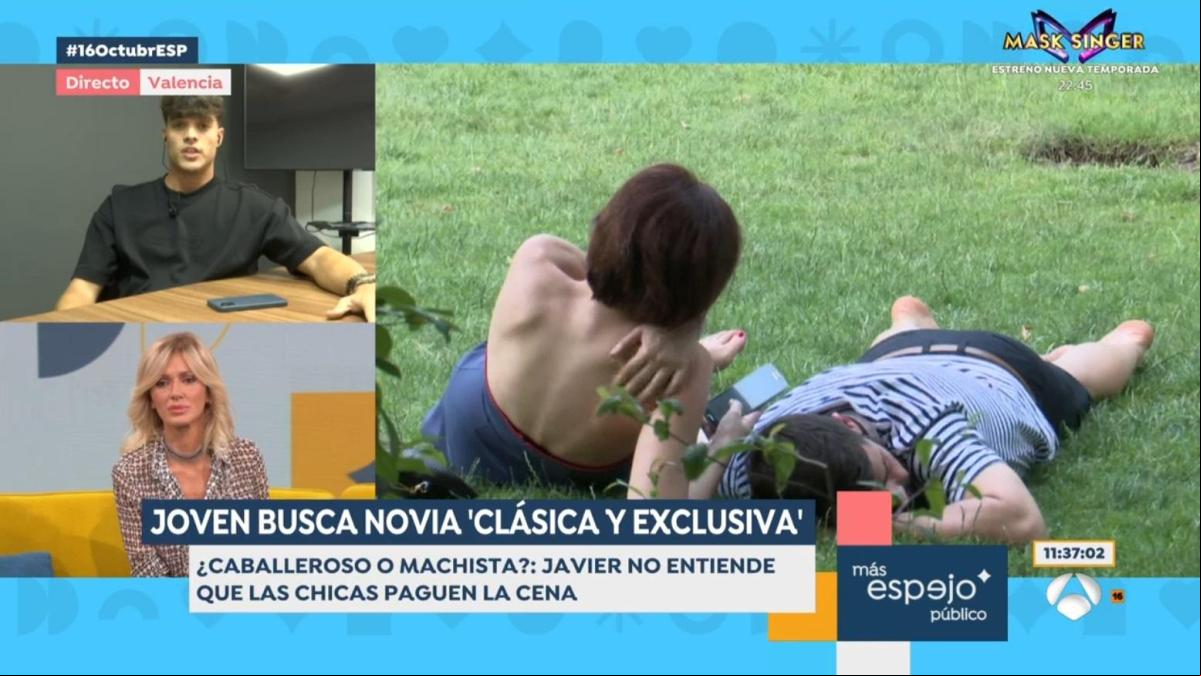 Un joven de 20 años revoluciona Espejo Público al afirmar que si una mujer paga una cena “denigra al hombre”