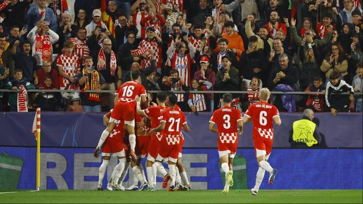 El Girona ya disfruta de la Champions