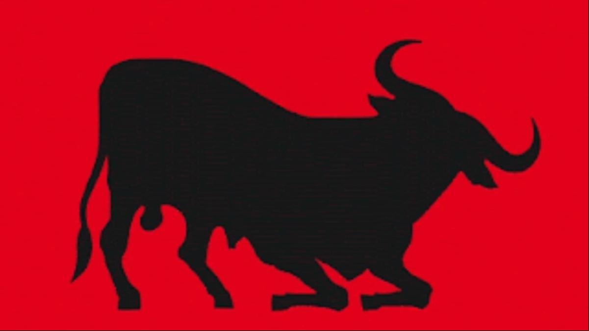 El toro se pone en pie