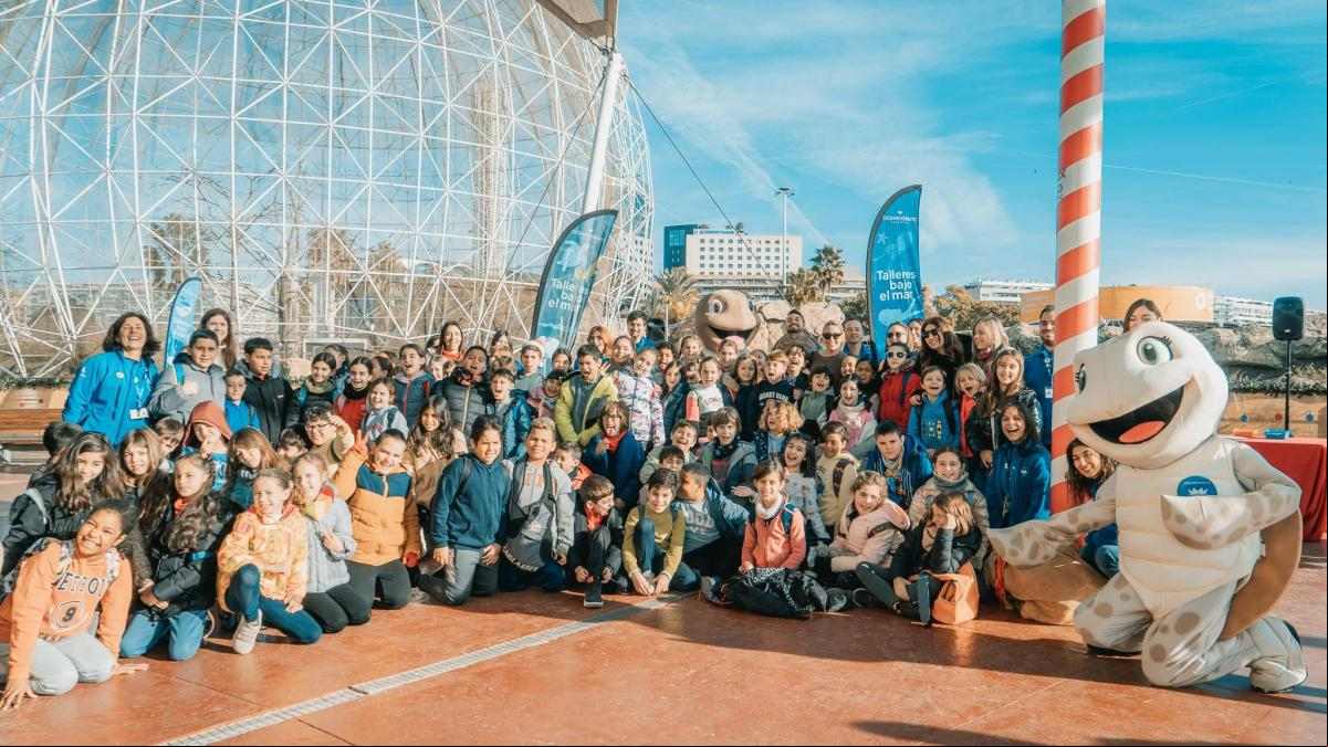 El Oceanogràfic celebra su “Navidad bajo el Mar” con talleres sobre ciencia y cambio climático