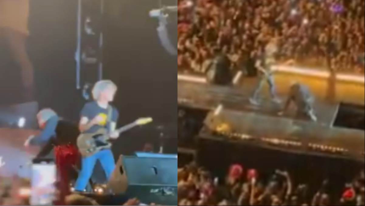 Miguel Ríos se levanta tras una aparatosa caída en el WiZink Center: “Me he pegado una hostia increíble”