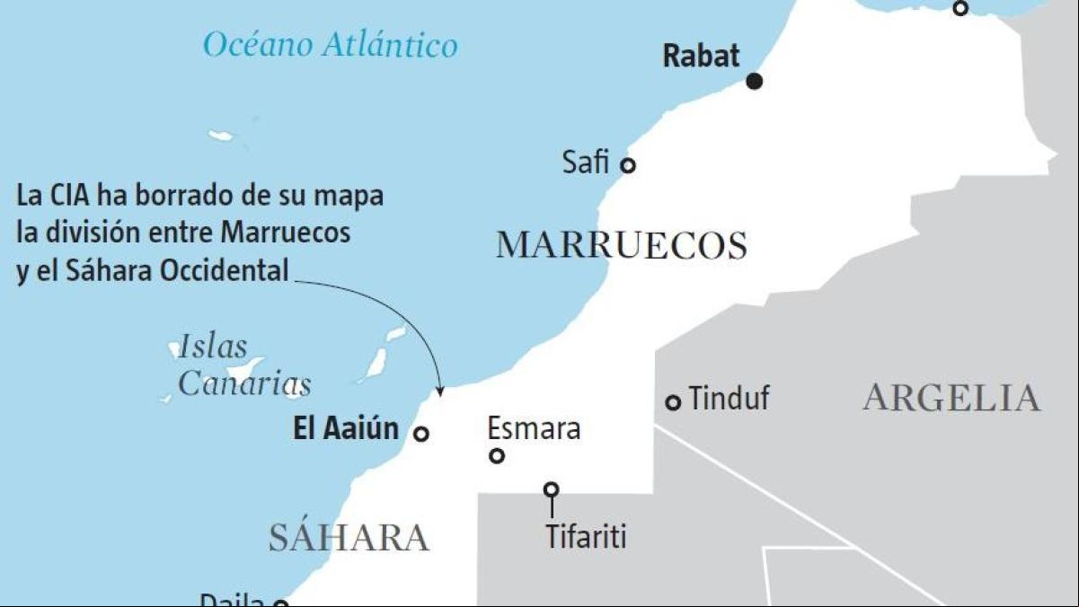 La CIA cambia el mapa de Marruecos