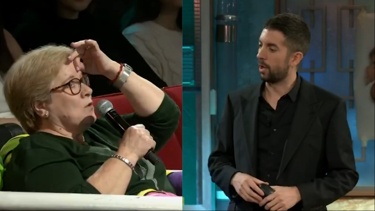 Una señora mayor desata las risas en ‘La Revuelta’ con su opinión sobre ‘La isla de las tentaciones: “Yo no podría ir porque caería en la tentación”